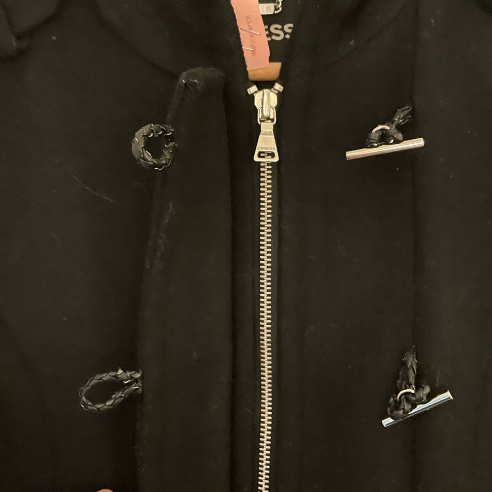 Express Women's Black Toggle Coat - image 4